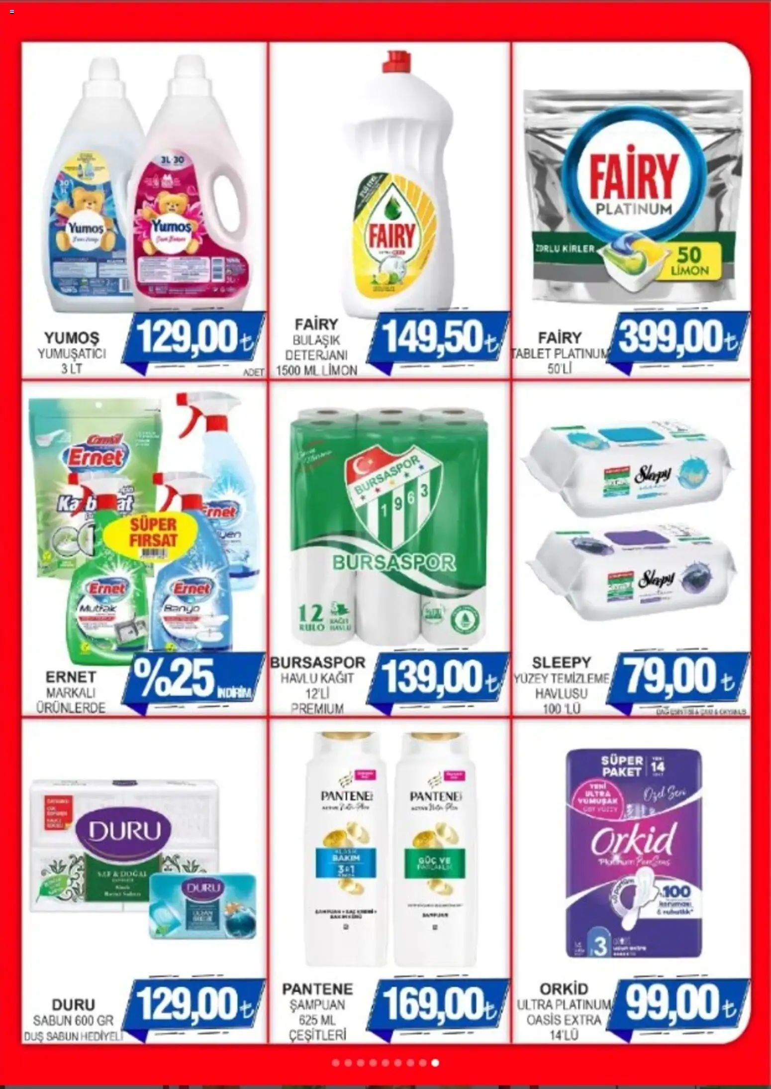 Furpa - Katalog Muhteşem Fiyatlar - 02 Ekim 2026 tarihinden itibaren geçerlidir | Sayfa: 9 | Ürünler: Sabun, Yumuşatıcı, Limon, Tablet