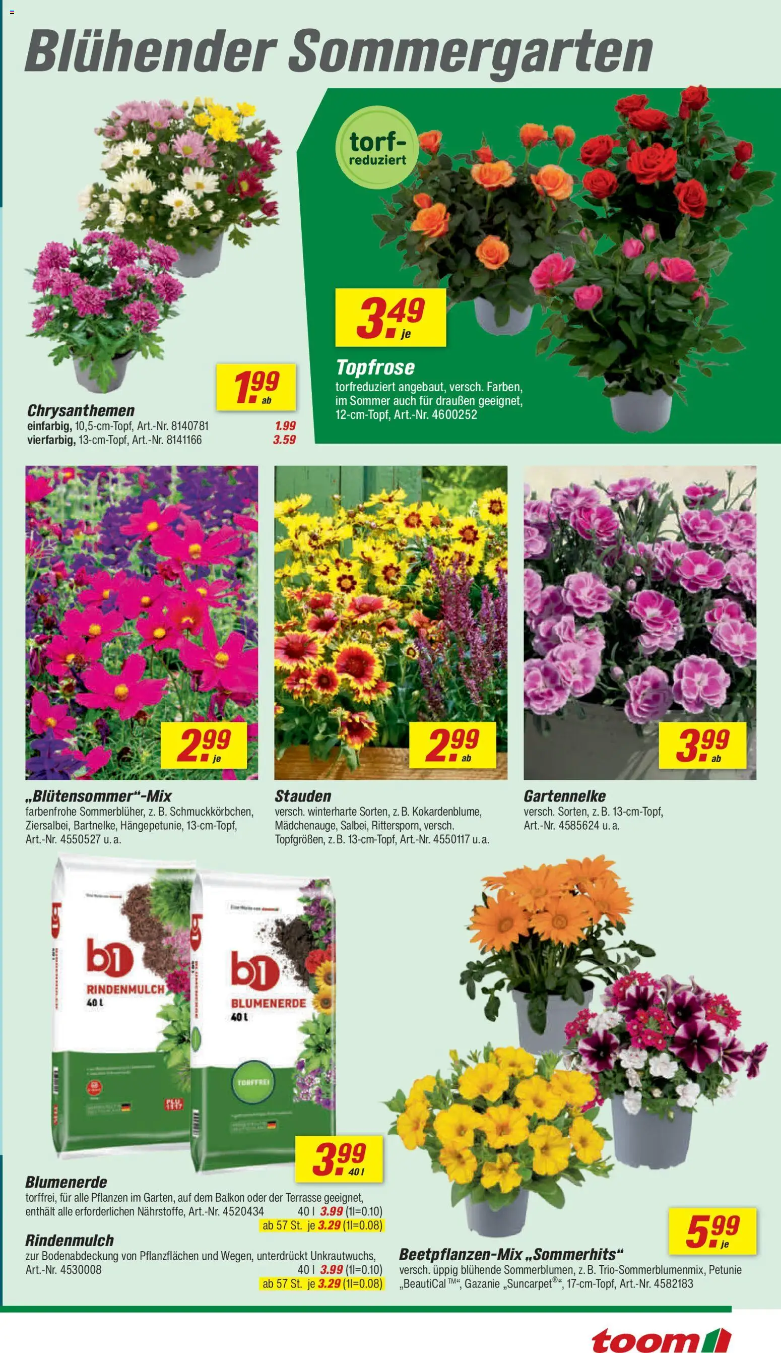 Toom Baumarkt Prospekt – gültig ab 13.06.2026 | Seite: 5 | Produkte: Rindenmulch, Blumenerde