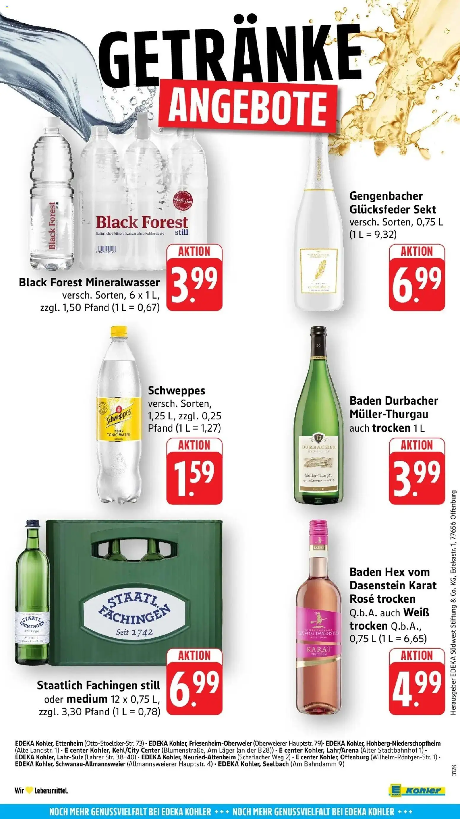 Edeka prospekt Ettenheim	 – gültig ab 10.05.2026 | Seite: 55 | Produkte: Sekt, Schweppes, Mineralwasser
