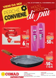 Anteprima del volantino Conad volantino Perché Conviene Piemonte valido a partire dal 22/10/2026