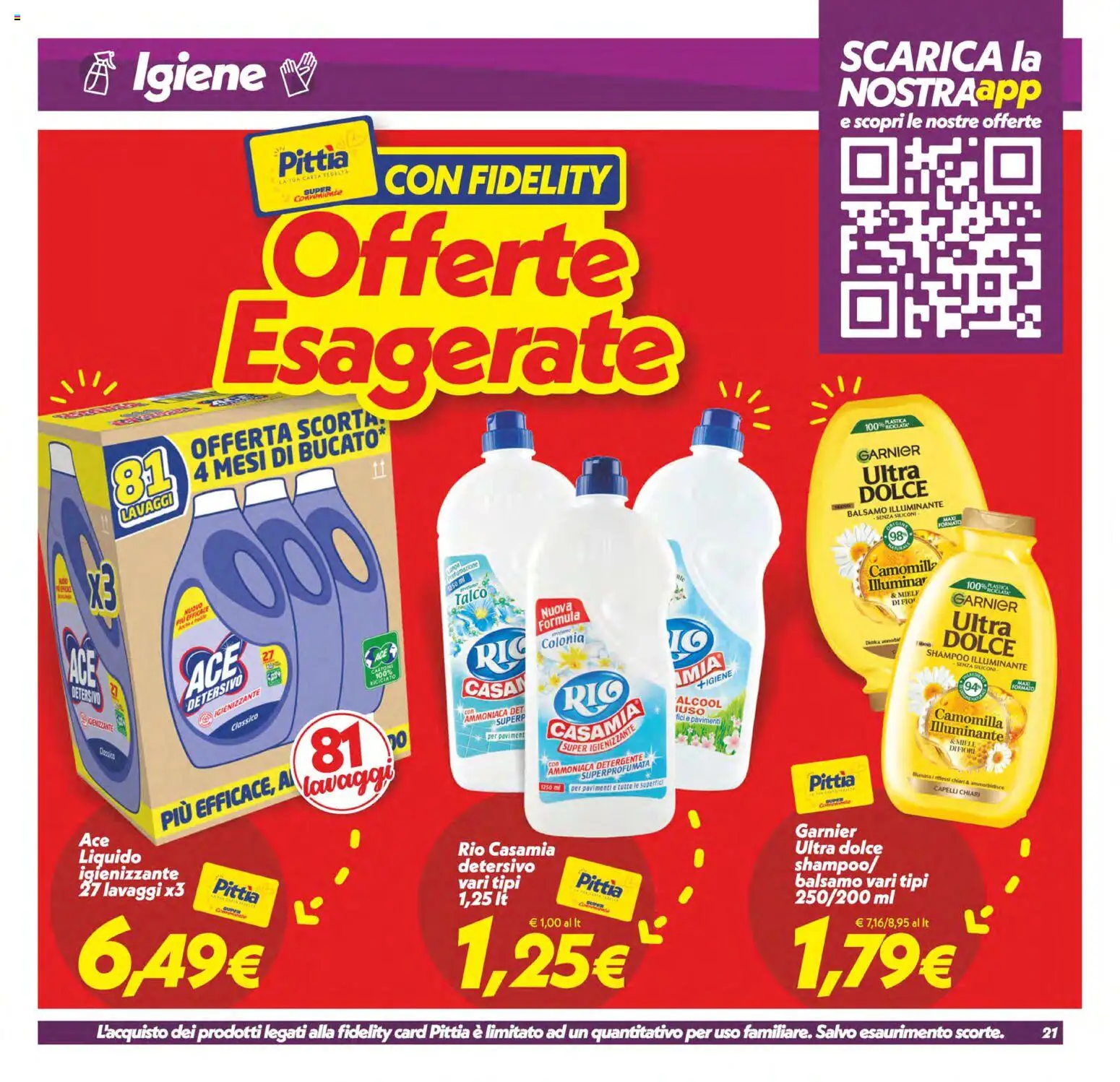 Volantino SuperConveniente del 09.06.2026 | Pagina: 21 | Prodotti: Illuminante, Shampoo, Detergente, Talco