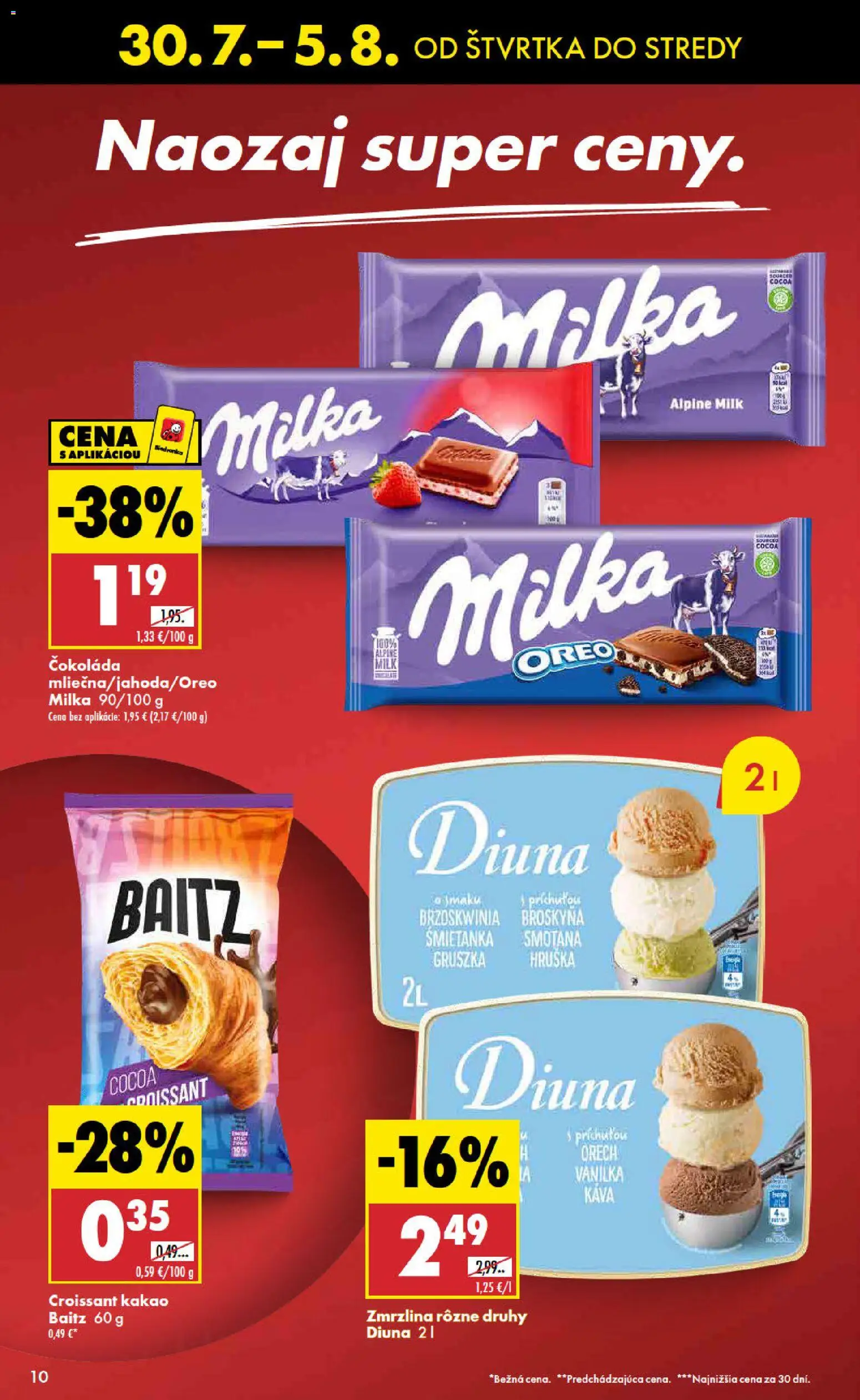 Nové Biedronka akcie – leták je platný od 30.07.2026 | Strana: 10 | Produkty: Káva, Oreo, Vanilka, Kakao