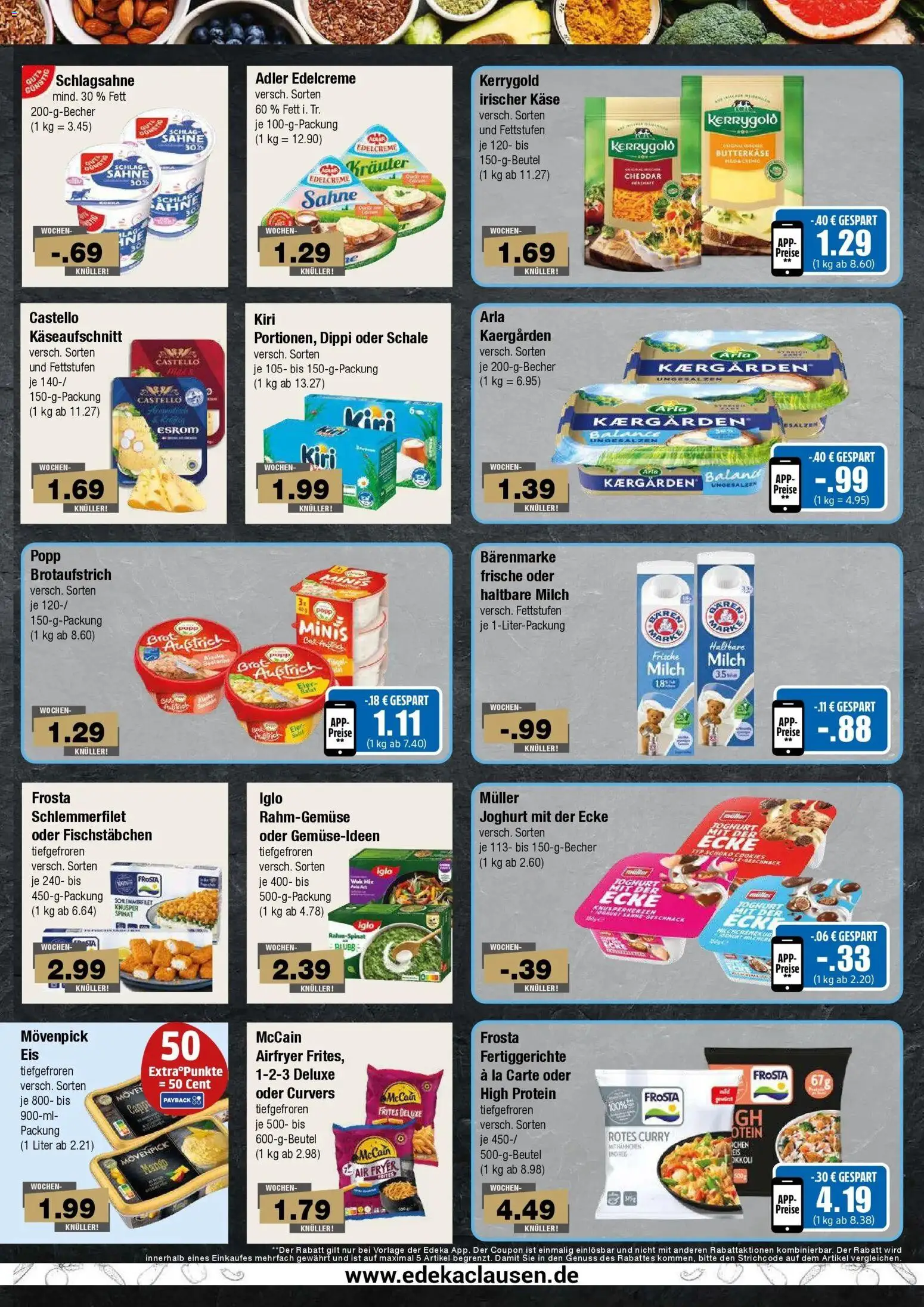 Edeka Prospekt Hamburg (ab 19.10.2026) » Angebote Online | Seite: 5 | Produkte: Haltbare milch, McCain, Fertiggerichte, Sahne