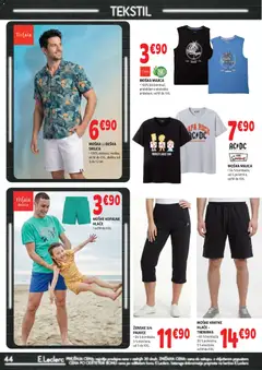 E.leclerc katalog akcije – veljaven od 08.07.2026 | Stran: 44 | Izdelki: Srajca, Trenirka, Majica, Hlace