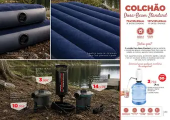 Pré-visualização Espaço Casa Catálogo Ar Livre 2026 válido de 03/06/2026 | Página: 17 | Produtos: Agua, USB, Colchão, Pilhas