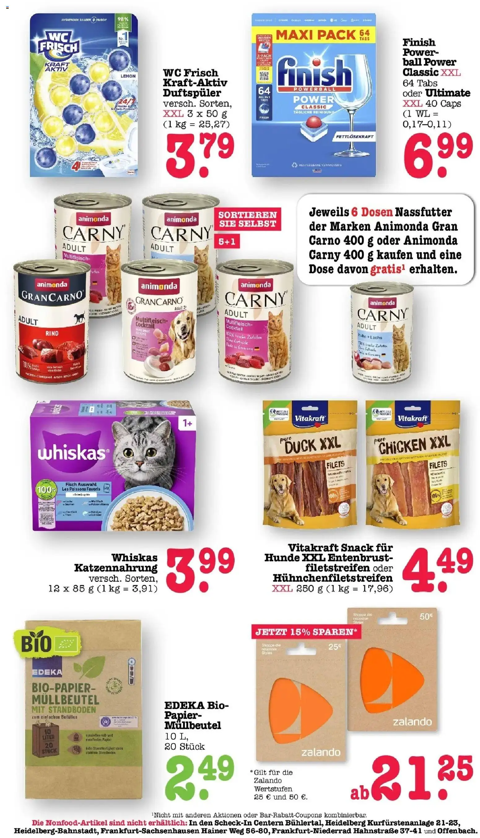 Edeka Prospekt Mainz-Weisenau (ab 10.08.2026) » Angebote Online | Seite: 55 | Produkte: Top, Finish, Fisch, Getreide