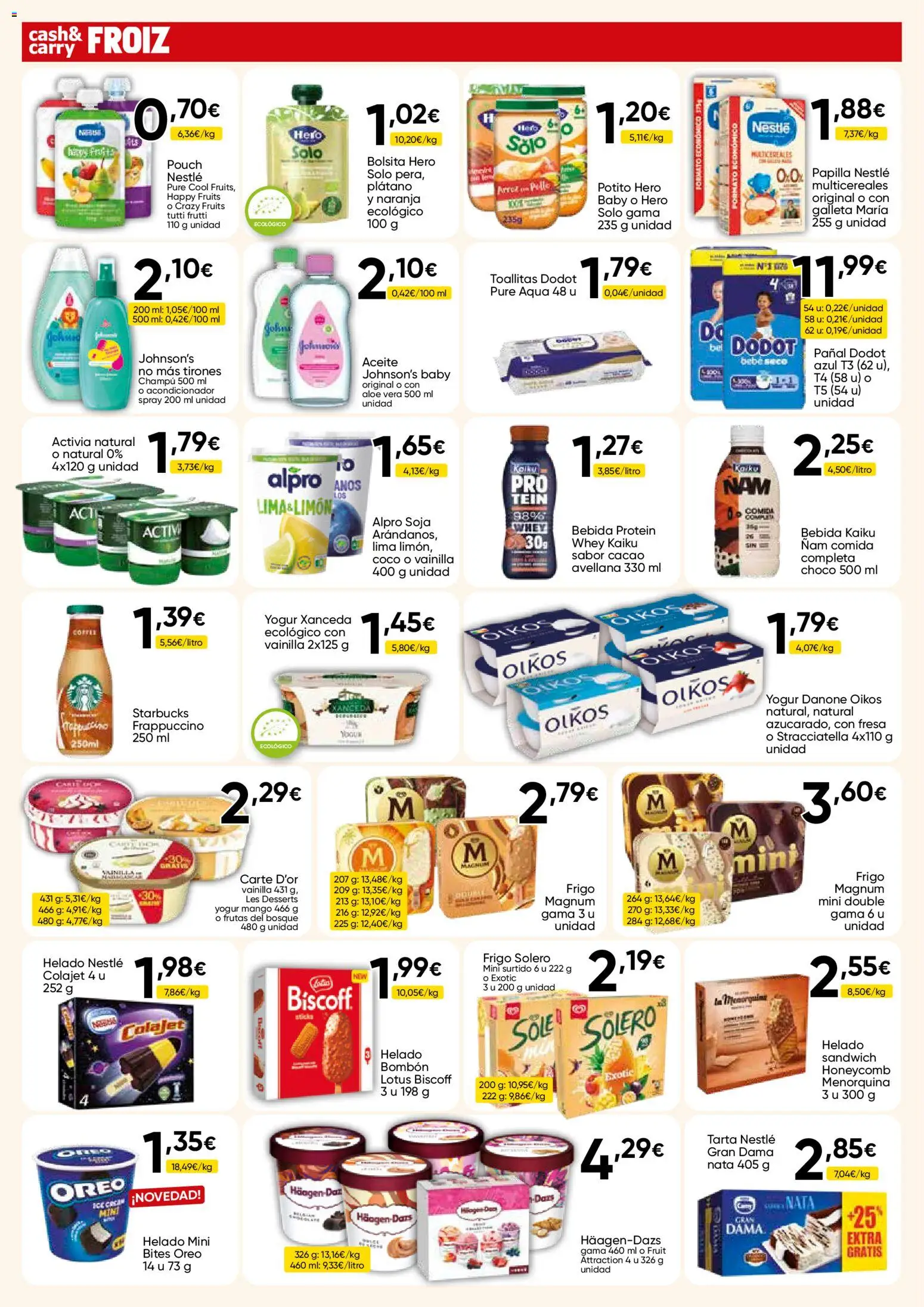 Froiz - Folleto Cash │ válido desde el 14.05.2026 | Página: 6 | Productos: Champú, Yogur, Aceite, Τυρόπιτα