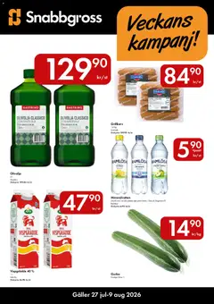 Snabbgross erbjudanden - Förhandsvisning av reklamblad från butik Snabbgross aktuell från 27/07/2026