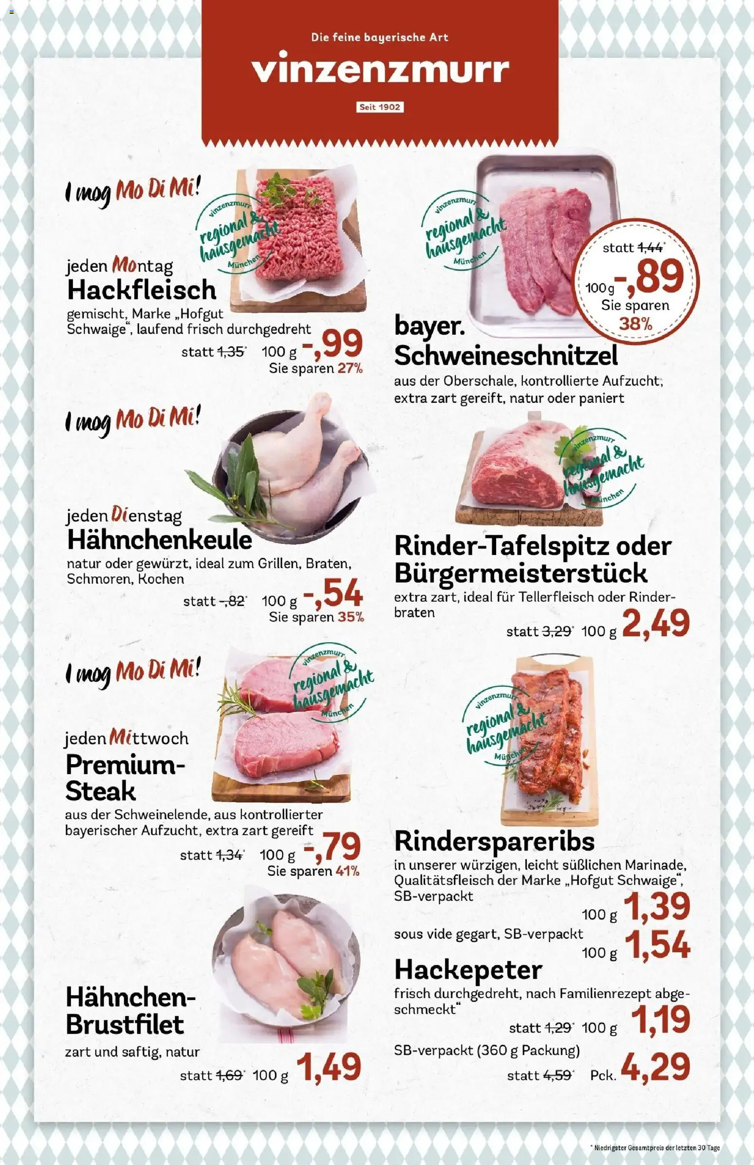REWE Prospekt ab 17.08.2026 zum Blättern » Angebote | Seite: 10 | Produkte: Hahnchen, Steak, Hackfleisch