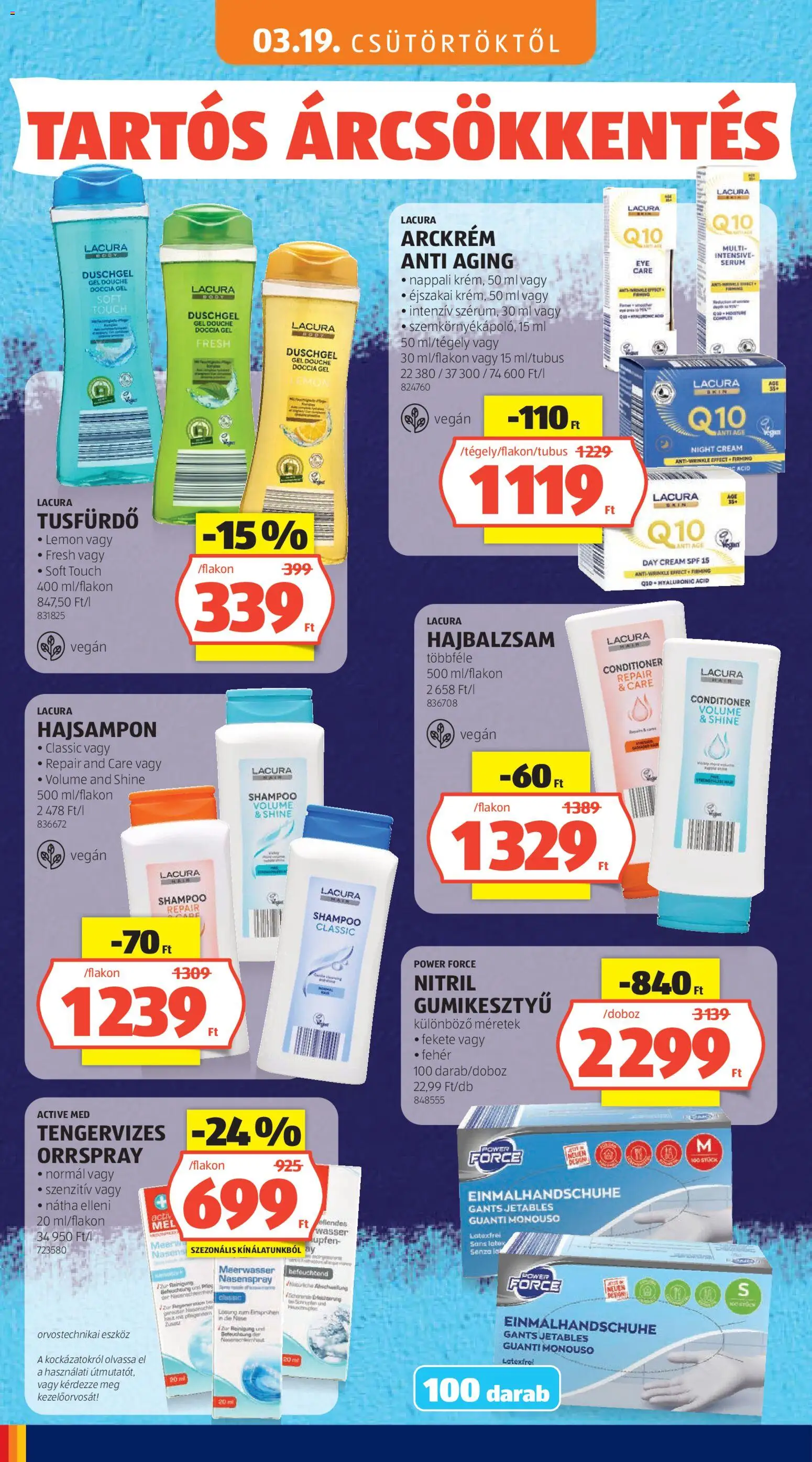 Aldi akciós ujság - amely érvényes a következő dátumtól: 03.05.2026 | Oldal: 74 | Termékek: Arckrém, Hajbalzsam, Tej, Gumikesztyű