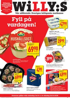 Willys erbjudanden - Förhandsvisning av reklamblad från butik Willys aktuell från 24/08/2026