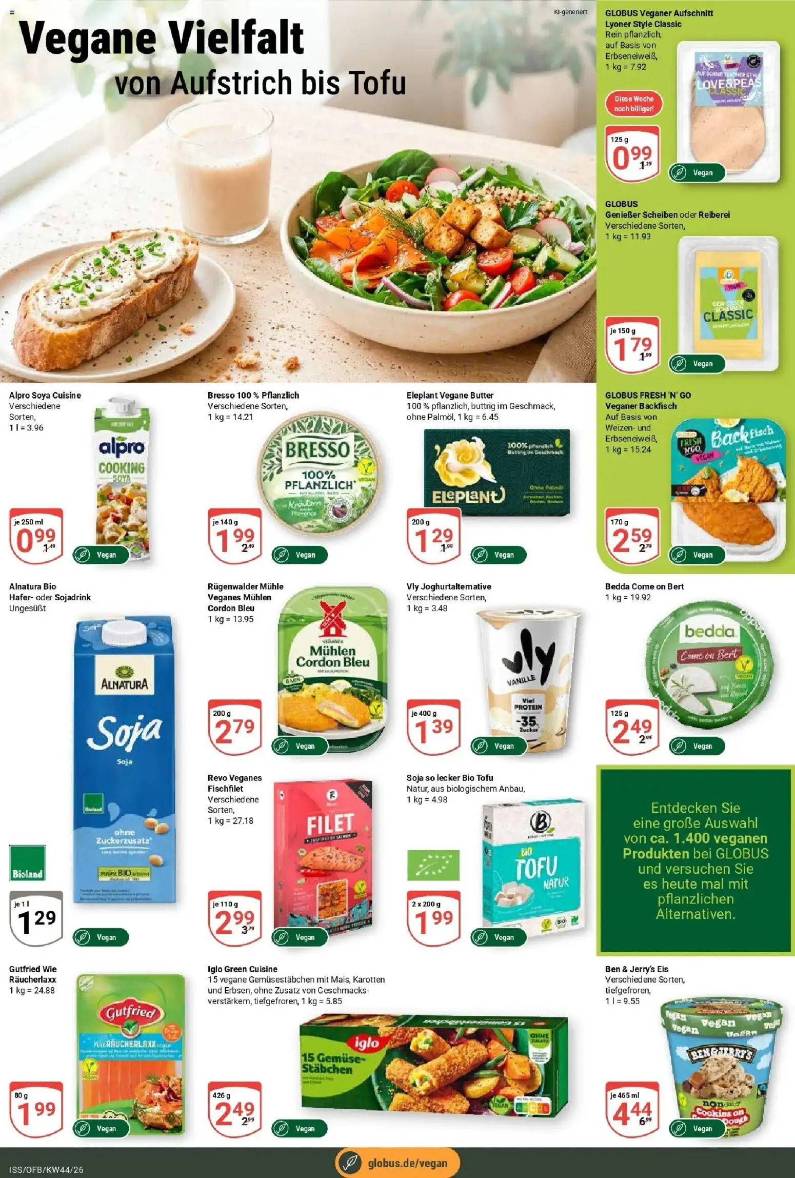 Globus Prospekt Isserstedt (ab 26.10.2026) » Angebote online | Seite: 11 | Produkte: Mühle, Alpro, Gemüse, Zucker