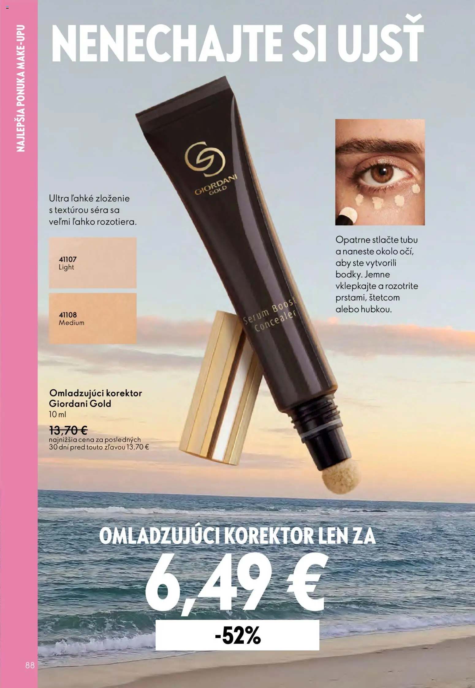 Nové Oriflame akcie – leták je platný od 27.05.2026 | Strana: 88 | Produkty: Korektor