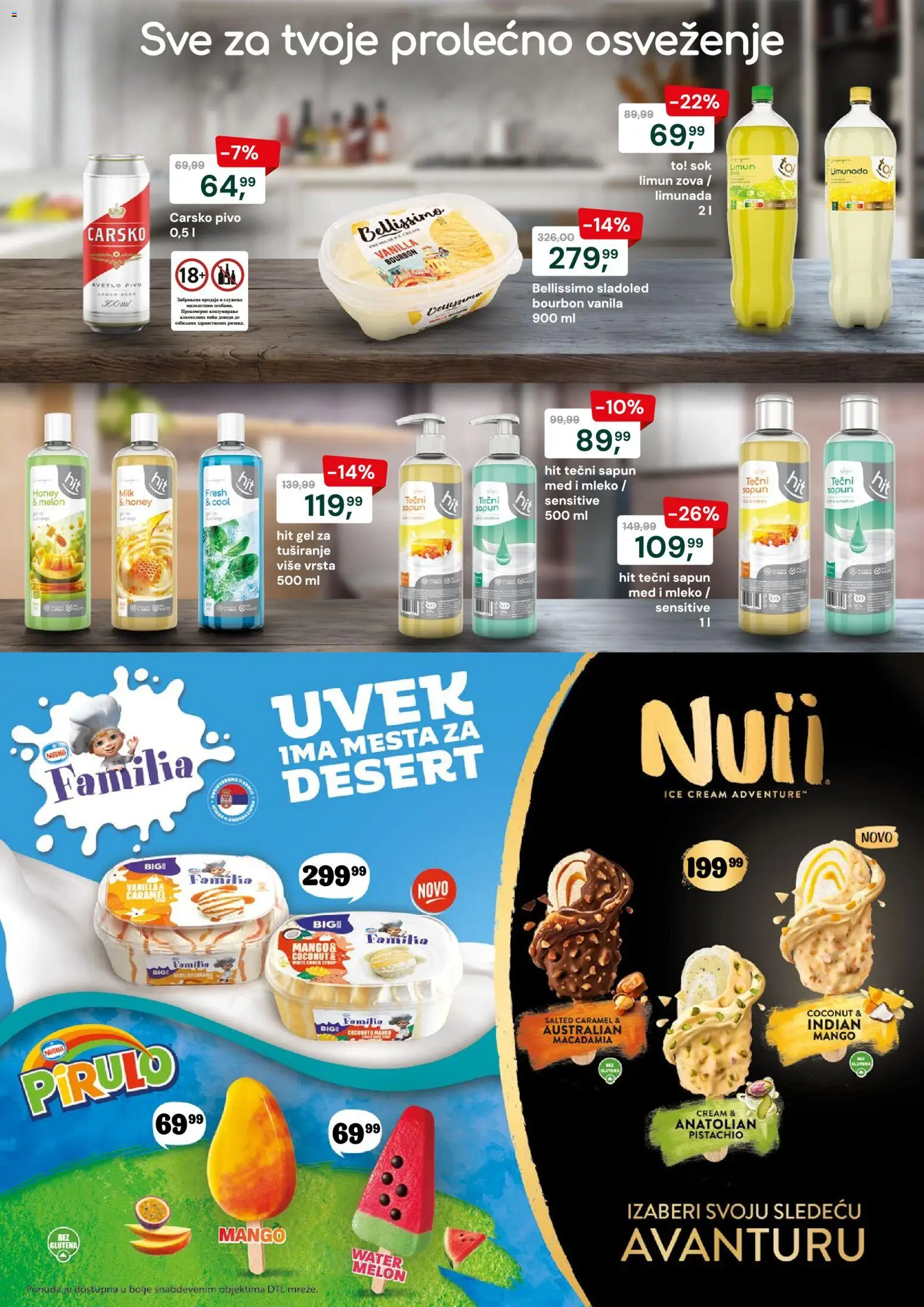 Podunavlje katalog - važi od 20.05.2026 | Strana: 2 | Proizvode: Sladoled, Mleko, Med, Pivo