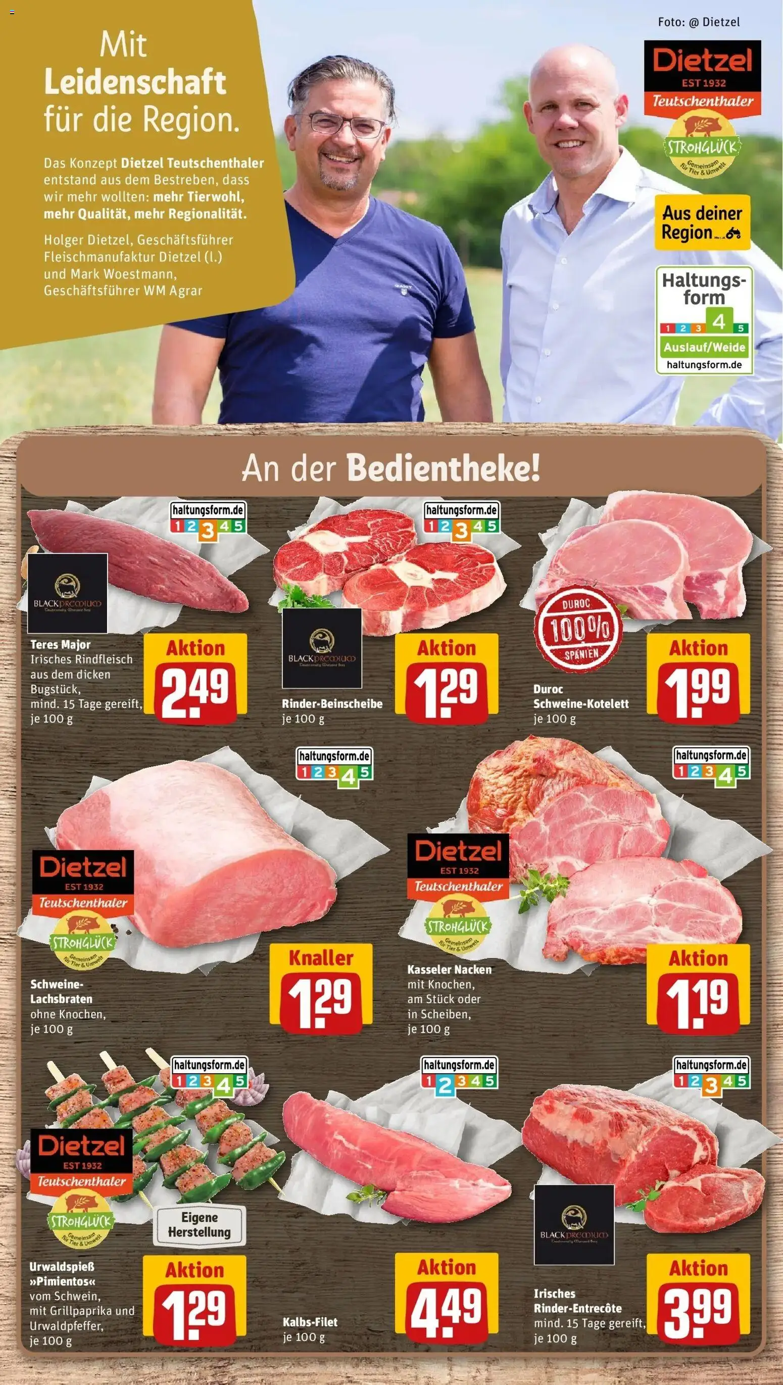 REWE Prospekt ab 21.09.2026 zum Blättern » Angebote | Seite: 14 | Produkte: Kasseler nacken, Rindfleisch