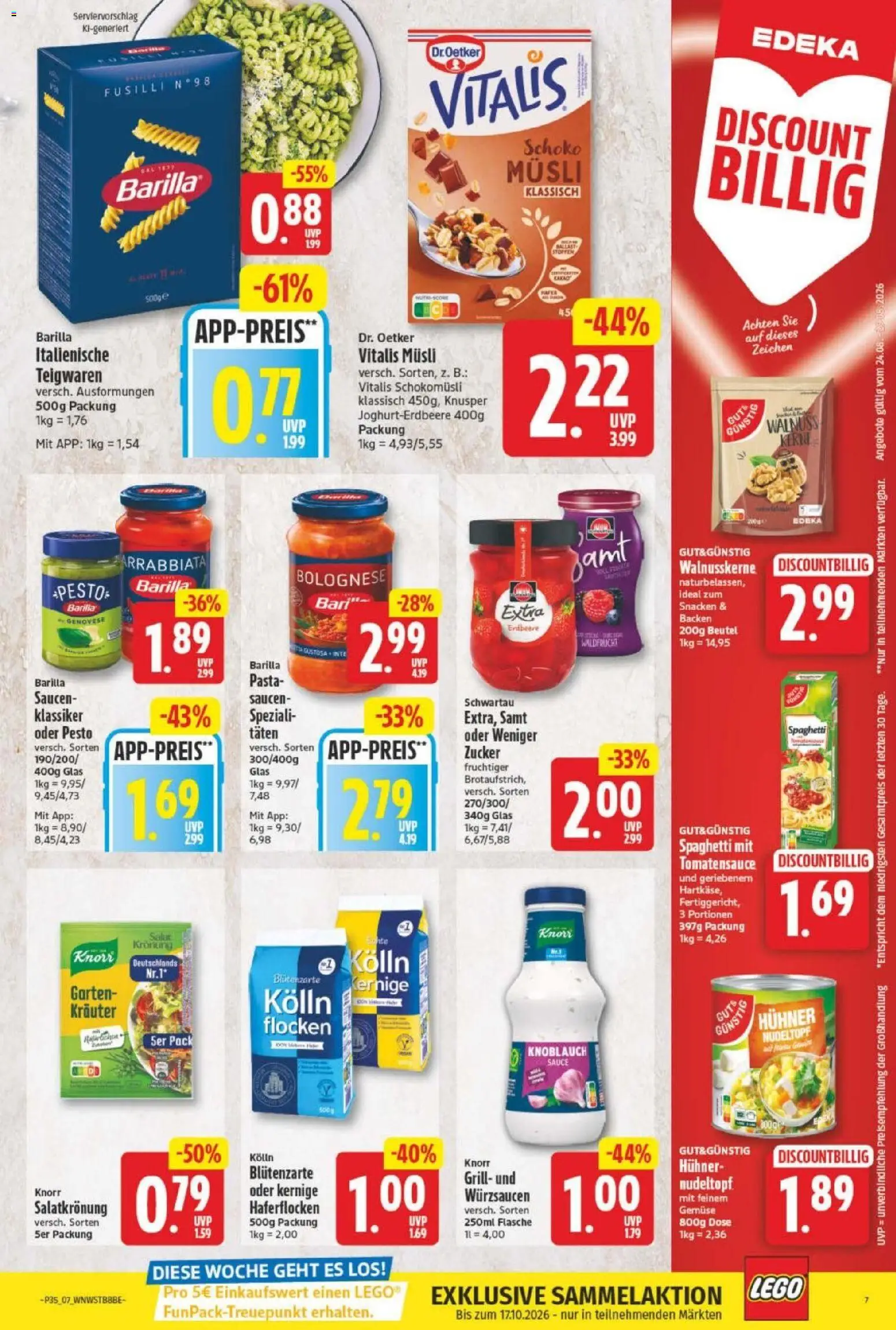 NP Discount - Blaetterkatalog – gültig ab 24.08.2026 | Seite: 9 | Produkte: Grill, Gemüse, Pasta, Flocken