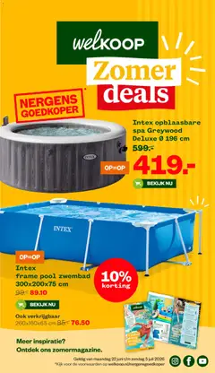 Welkoop folder - Voorbeeld van een folder van Welkoop, geldig van 22.06.2026