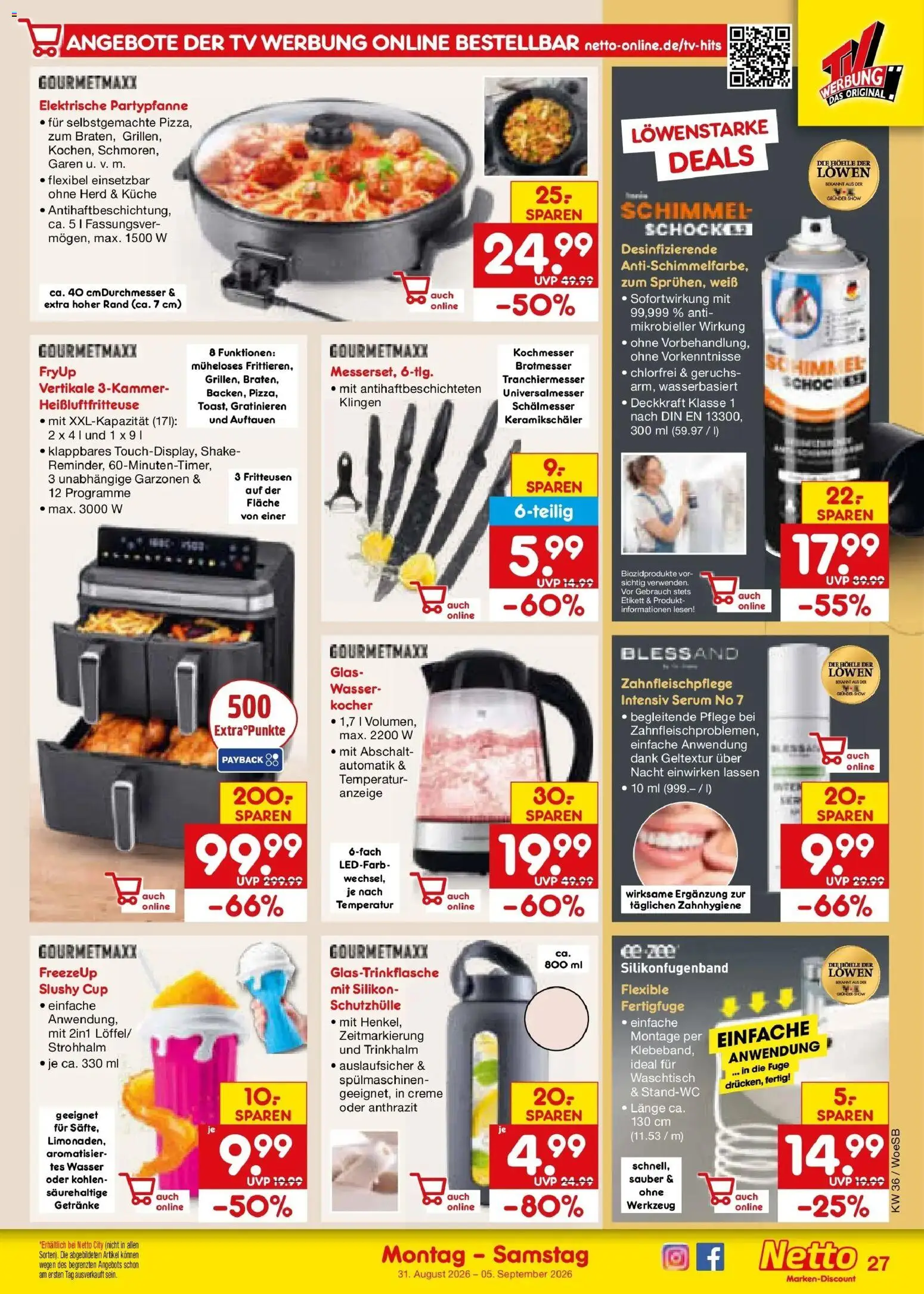 Netto Marken-Discount Prospekt Gemmingen (ab 31.08.2026) » Angebote | Seite: 37 | Produkte: Herd, Kocher, Creme, Serum