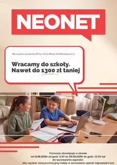 Pogląd oferty "Neonet promocje" - ważna od 13.08.2026