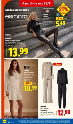 Pré-visualização ESMARA Camisola, 65% Poliéster, 28% viscose (viscose da Lenzing), 7% elastano (LYCRA®) válido de 28/09/2026 | Página: 33