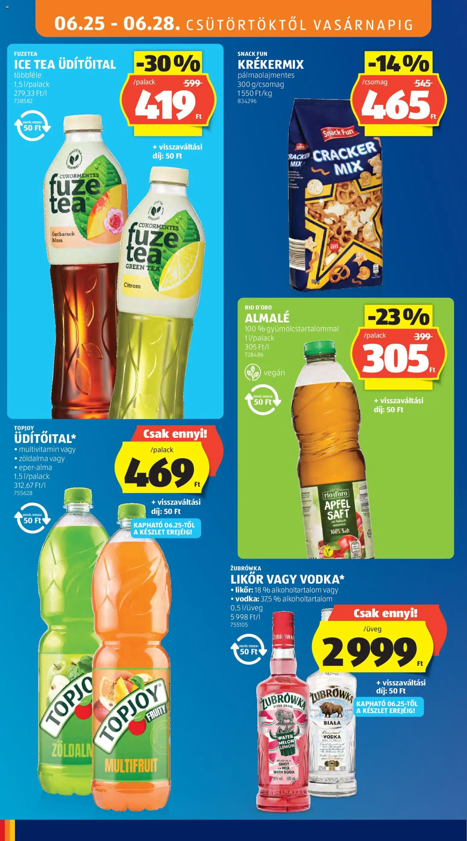 Aldi akciós ujság - amely érvényes a következő dátumtól: 25.06.2026 | Oldal: 18
