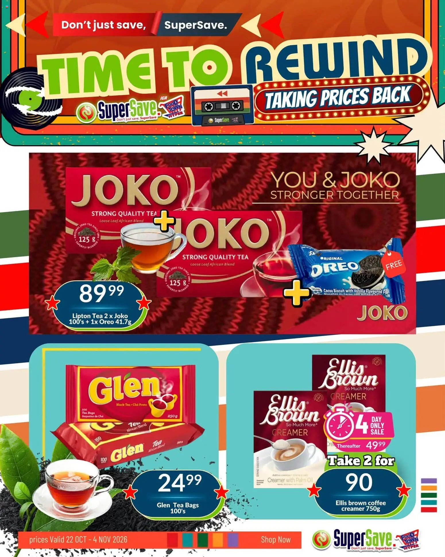 New Super Save catalogue – valid from 22/10/2026 | Page: 54 | Products: Gown, Cocoa, Oreo, Coffee