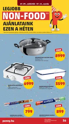 PENNY akciós újság - amely érvényes a következő dátumtól: 2026.07.09. | Oldal: 40 | Termékek: Grill
