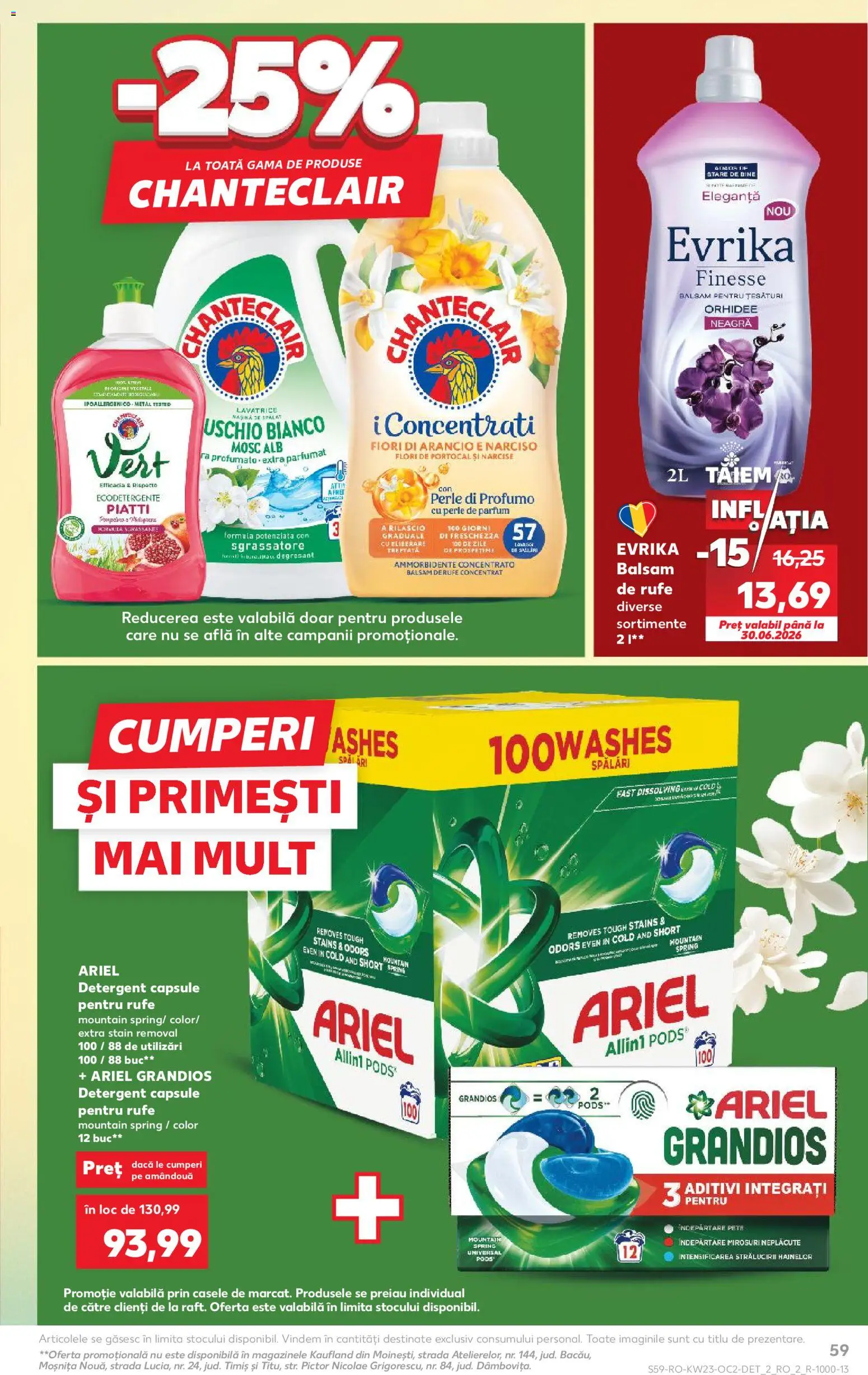 Noul catalog Kaufland – valabil de la 03.06.2026 | Pagină: 59 | Produse: Akrilik boya, Parfum, Balsam, Detergent