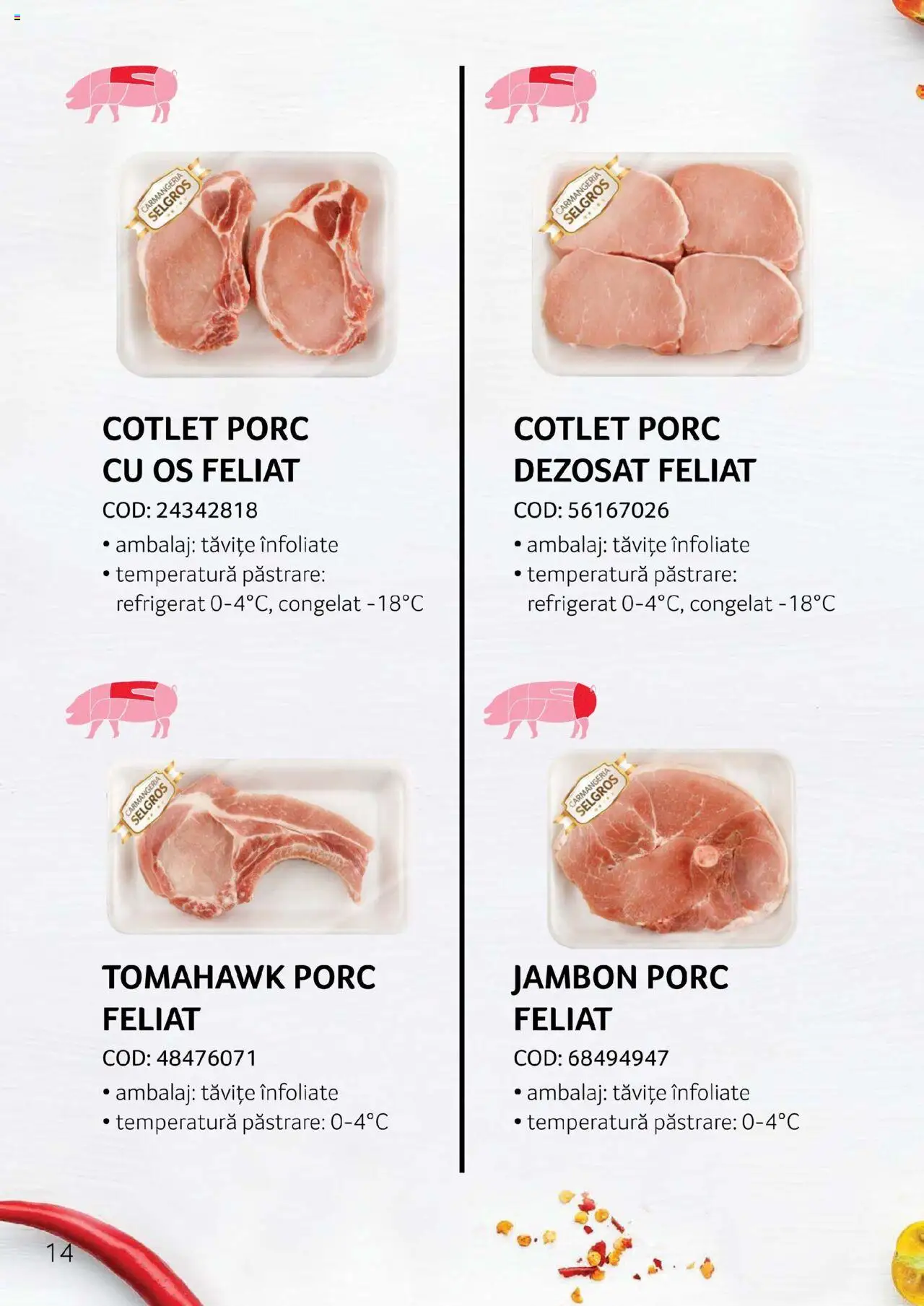 Noul catalog Selgros – valabil de la 27.04.2023 | Pagină: 14 | Produse: Lait de coco, Cotlet porc