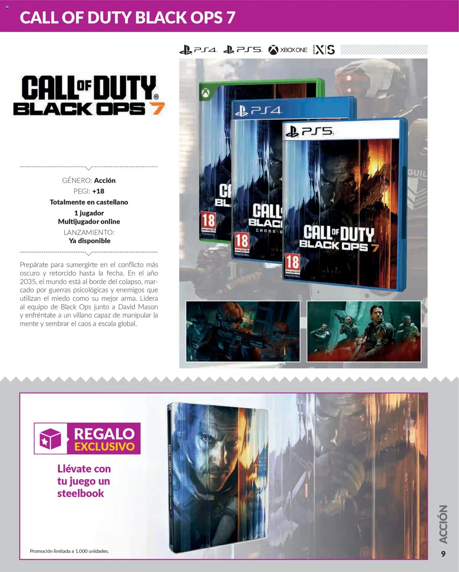 Game folleto │ válido desde el 03/12/2025 | Página: 9 | Productos: Jugador