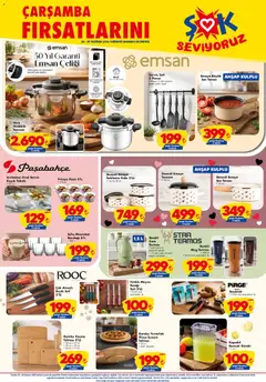 03.06.2026 tarihinden itibaren geçerli olan Şok Market kataloğu önizlemesi | Sayfa: 5 | Ürünler: Pizza, Meyve, Termos, Sürahi