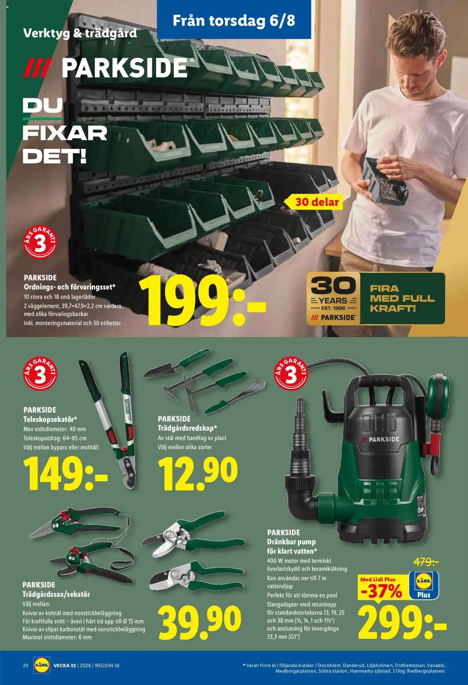 Lidl reklamblad aktuell från 03/08/2026 | Sida: 22 | Produkter: Verktyg, Knivar, Pump, Set