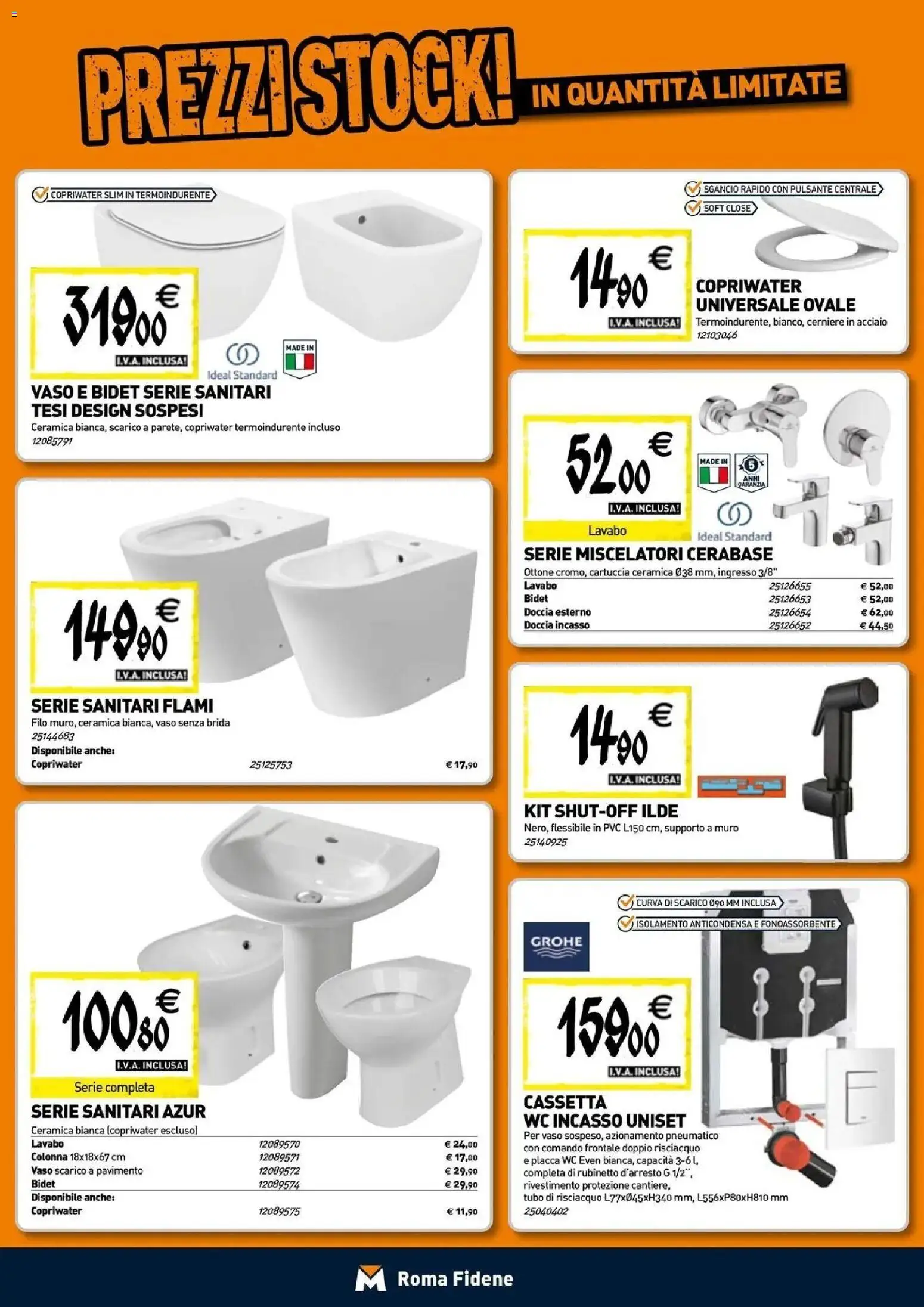 Nuovo TECNOMAT catalogo Roma dal 24/09/2026 > offerte anteprima 🛍️ | Pagina: 4 | Prodotti: Pavimento, Tubo, WC, Doccia