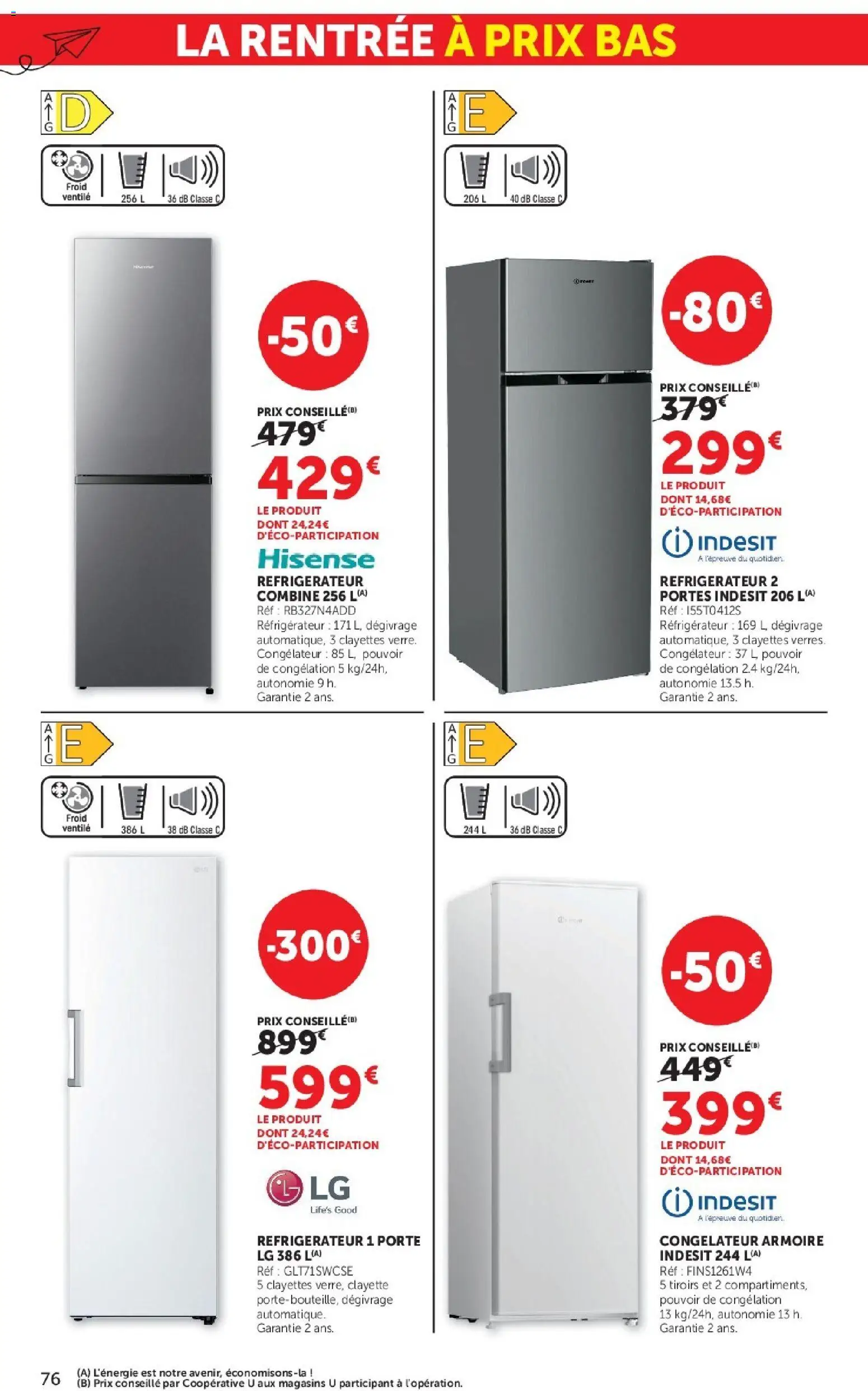 {H1} | Page: 76 | Produits: Congélateur armoire, Réfrigérateur, Armoire, Tiroirs