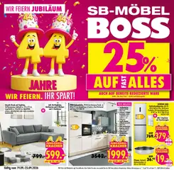 SB Möbel Boss Prospekt Bobbau ab 19.09.2026 gültig