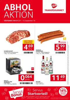 Transgourmet Flugblatt ab 07.09.2026 gültig