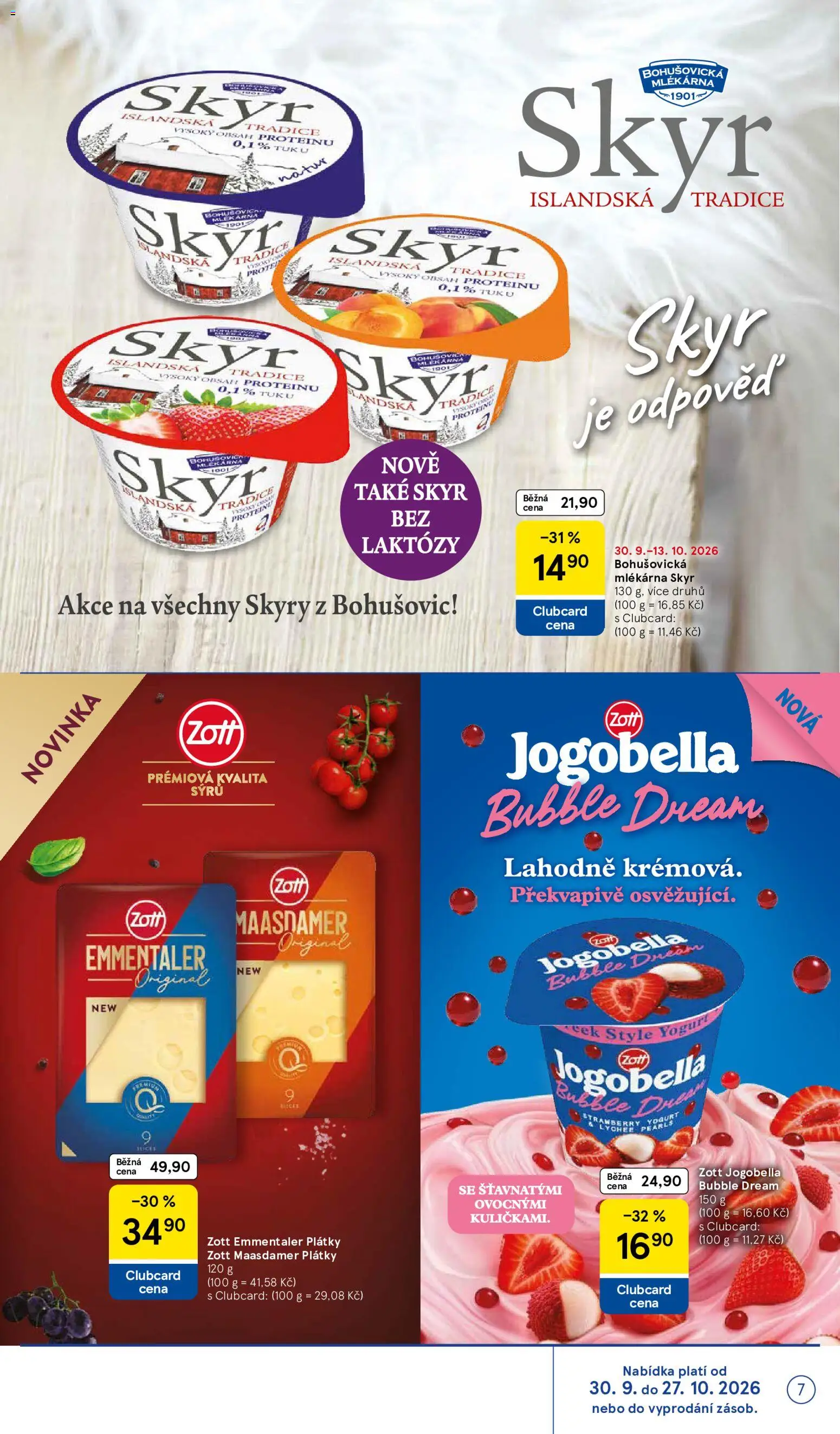 Tesco leták - Značky, které máte rádi od 30.09.2026 | Strana: 7