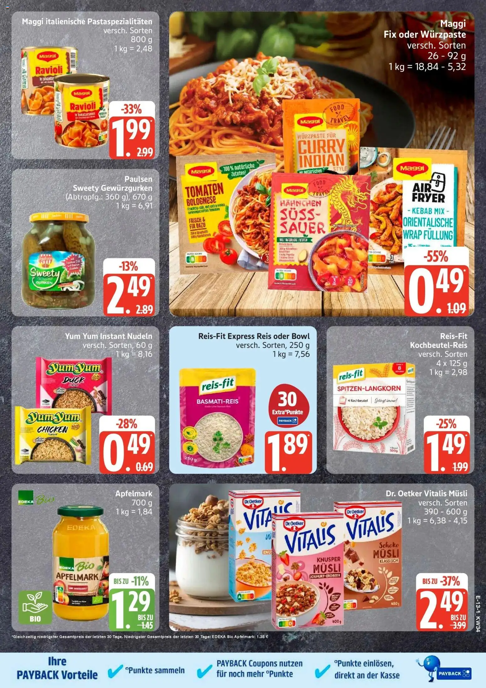 Edeka Prospekt Bad Schwartau (ab 17.08.2026) » Angebote Online | Seite: 17 | Produkte: Hahnchen, Tomaten, Reis, Nudeln