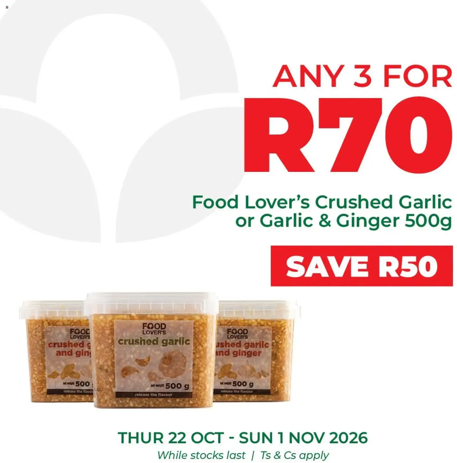 New Food Lover's Market catalogue – valid from 22/10/2026 | Page: 8 | Products: Gin, Garlic