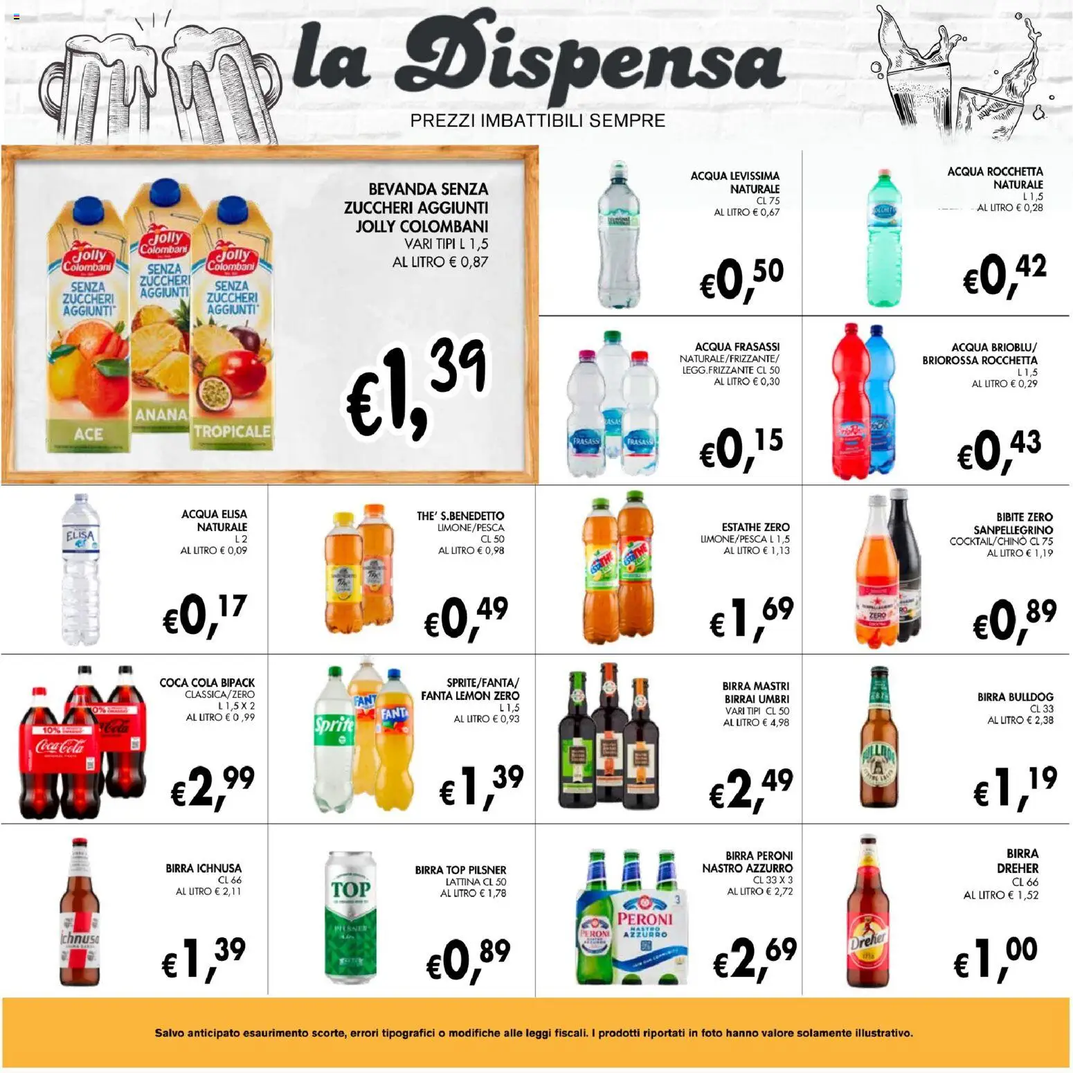 Volantino Coal del 07.05.2026 | Pagina: 21 | Prodotti: Acqua, Top, Bibite, Coca Cola