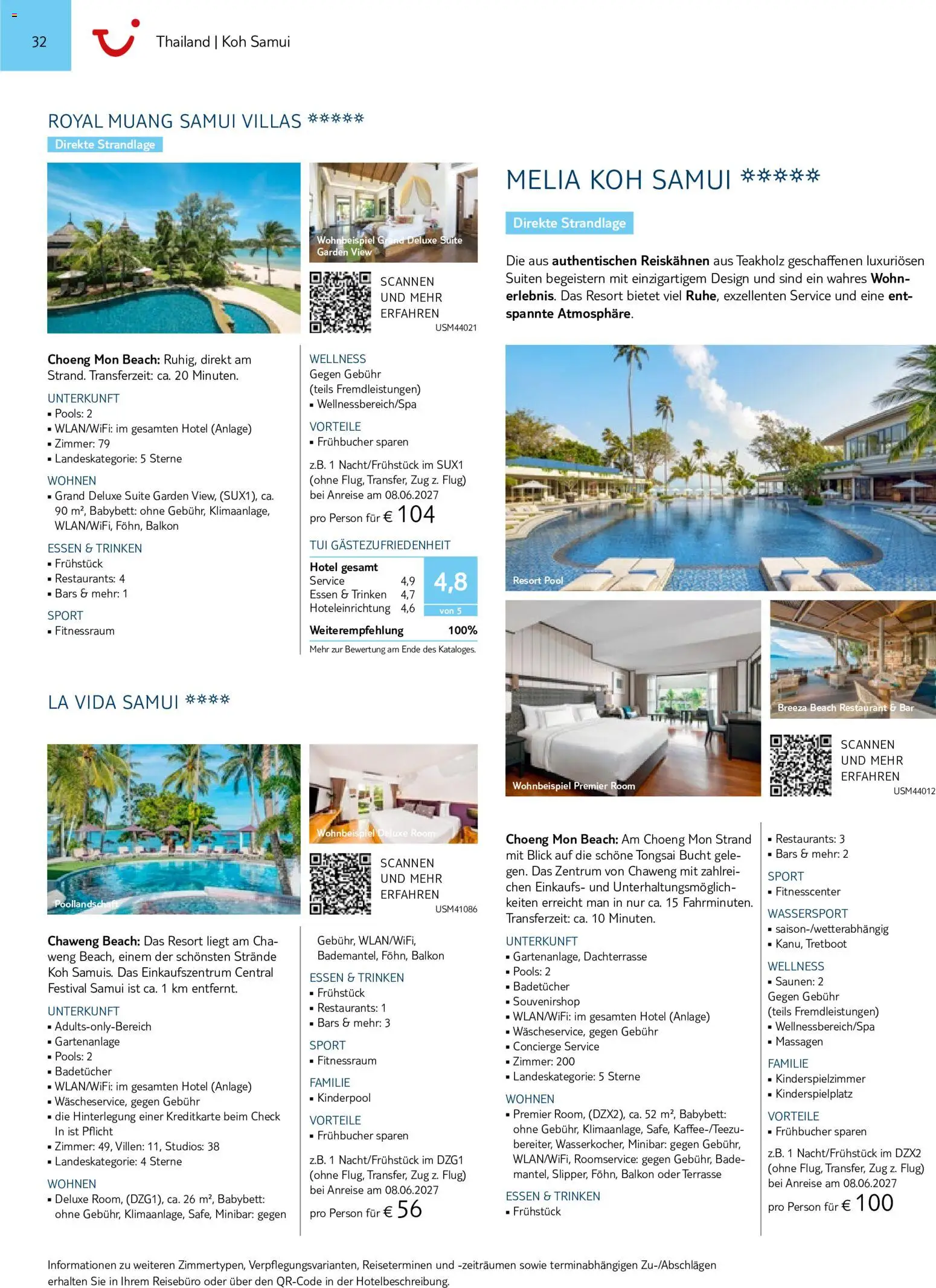 TUI Prospekt Asien, Afrika, Orient & Indischer Ozean 2026/27 – gültig ab 01.11.2026 | Seite: 32 | Produkte: Babybett