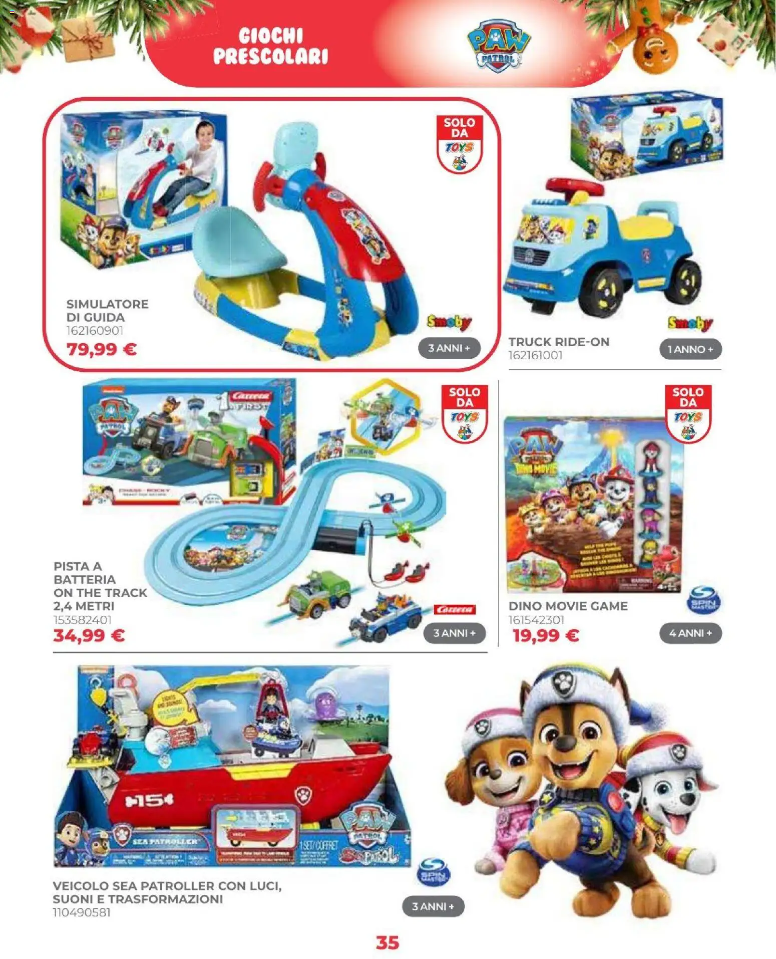 Volantino Toys Center del 16/10/2026 | Pagina: 37 | Prodotti: The, Batteria