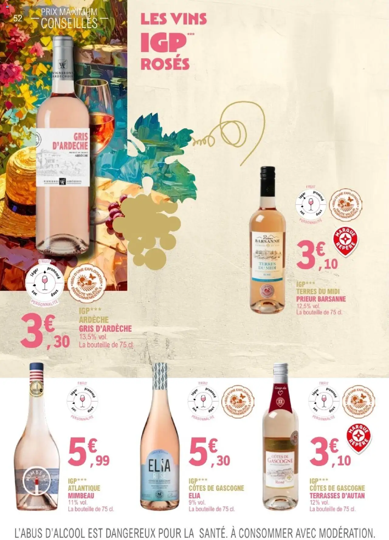 {H1} | Page: 52 | Produits: Bouteille