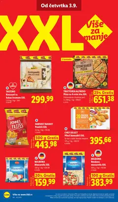 HARVEST BASKET Pomfrit XXL, Pomfrit XXL - pregled Lidl kataloga - važi od 03.09.2026 | Strana: 62