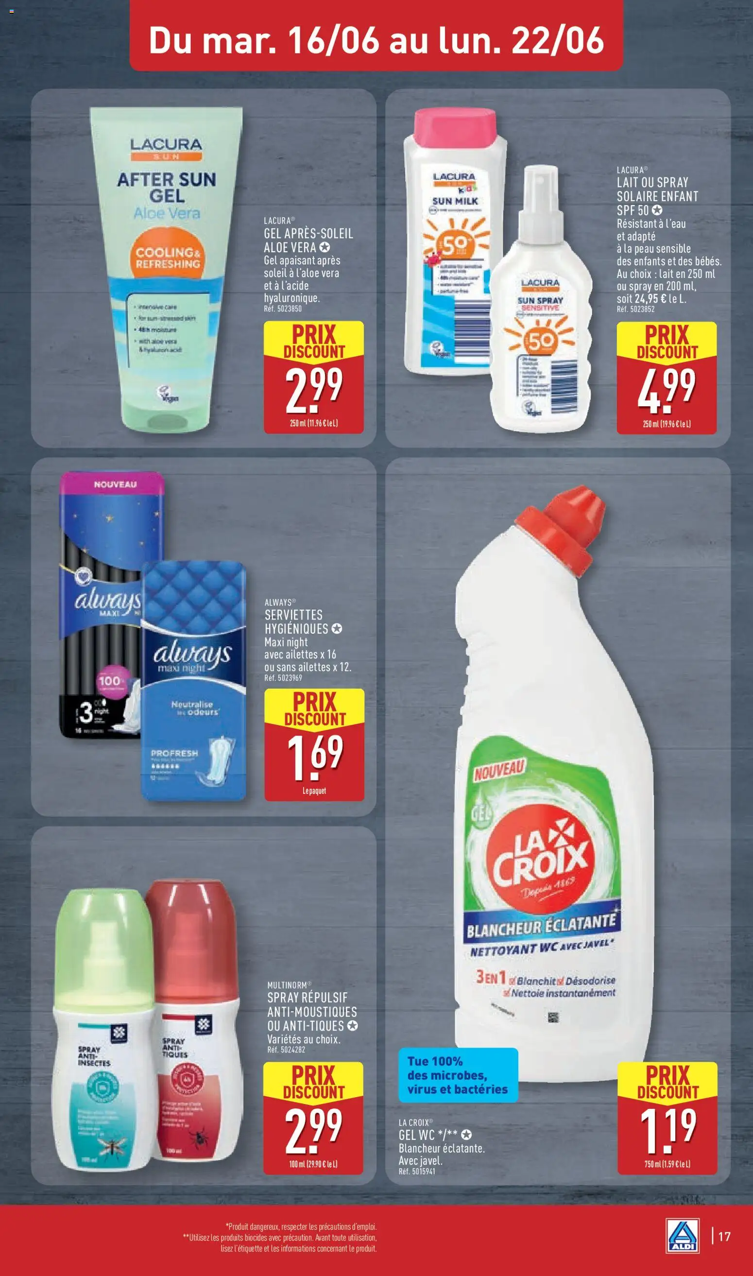 {H1} | Page: 19 | Produits: Lait