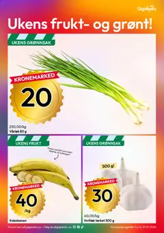 Forhåndsvisning av Gigaboks kundeavis gyldig fra 05/10/2026 | Side: 11 | Produkter: Frukt, Hvitløk, Vårløk
