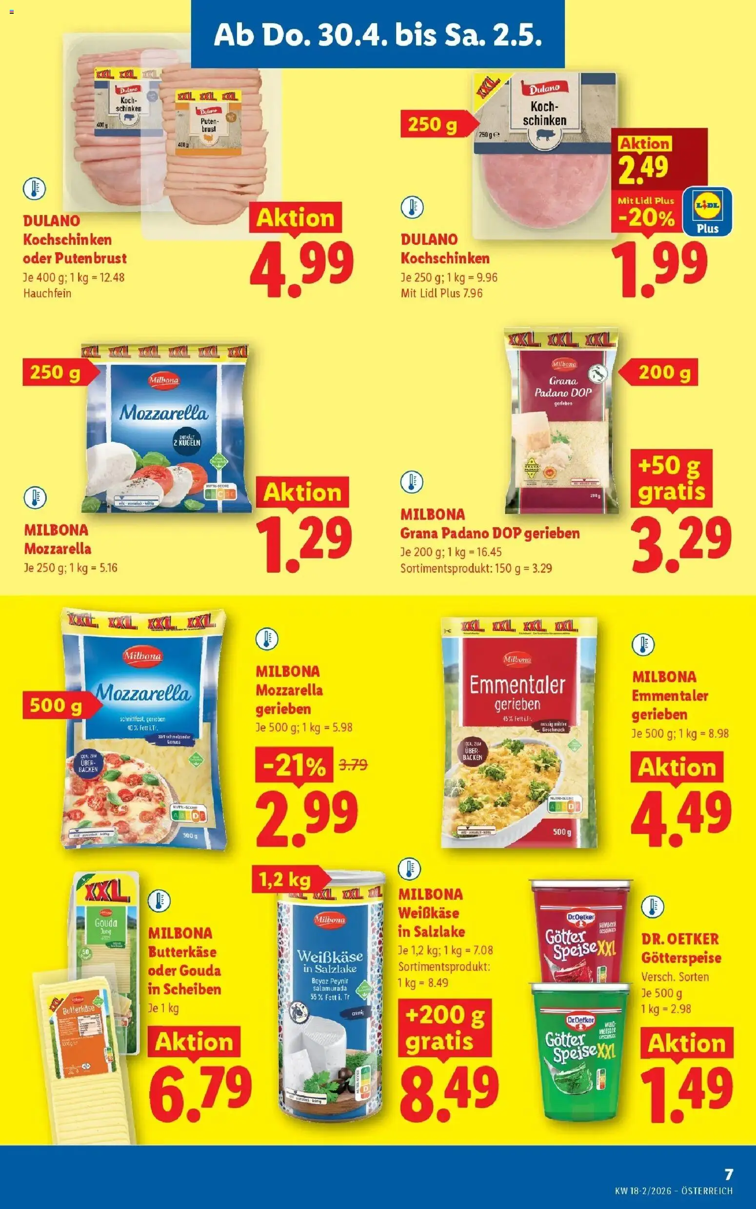 Lidl Flugblatt - Wien, Langenzersdorf, Zwettl gültig ab 30.04.2026 | Seite: 11 | Produkte: Schinken