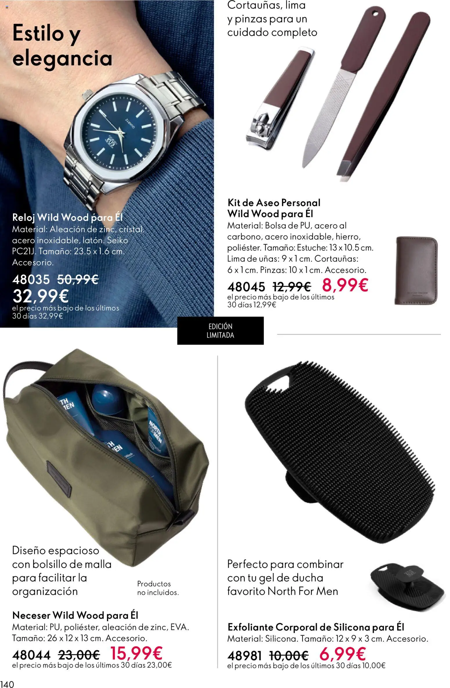 Oriflame - Catálogo Campaña 4 │ válido desde el 11.03.2026 | Página: 140 | Productos: Gel de ducha, Reloj, Γαύρος, Ducha