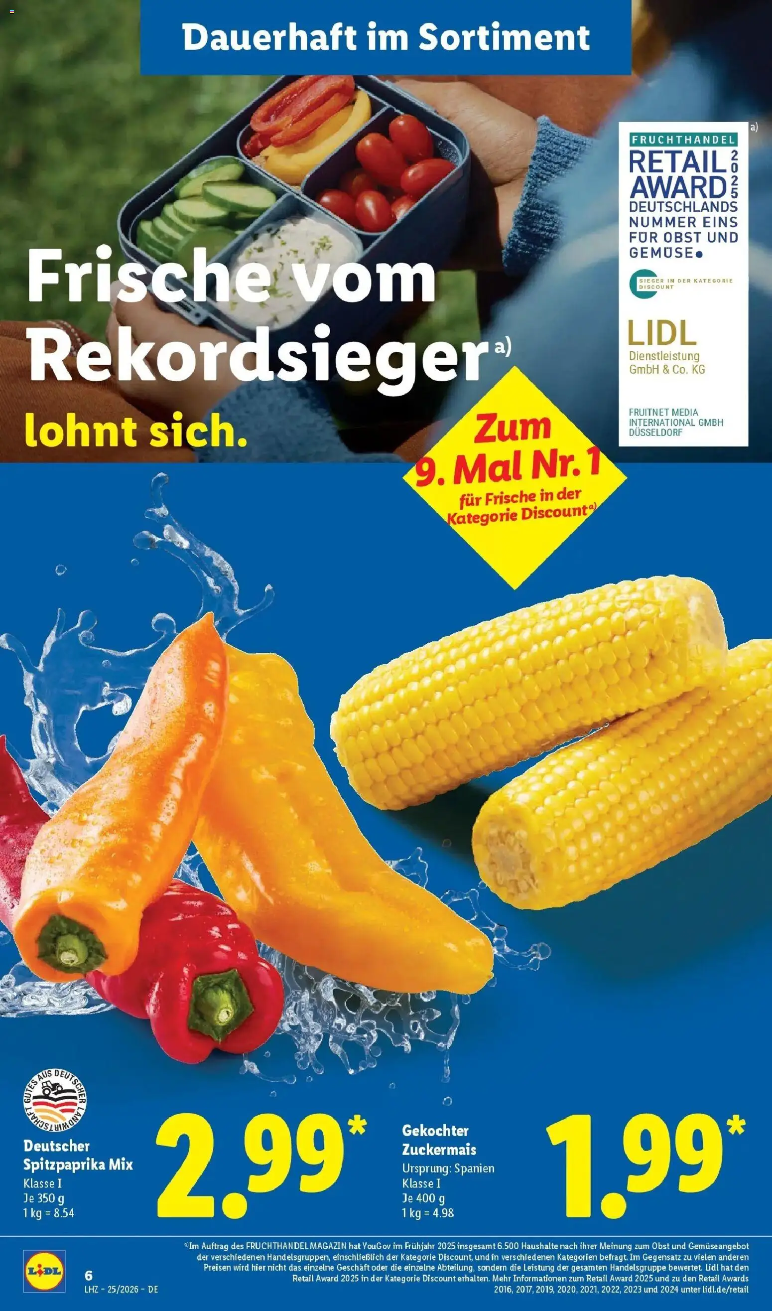 Lidl Prospekt Einbeck – gültig ab 15.06.2026 | Seite: 10 | Produkte: Obst