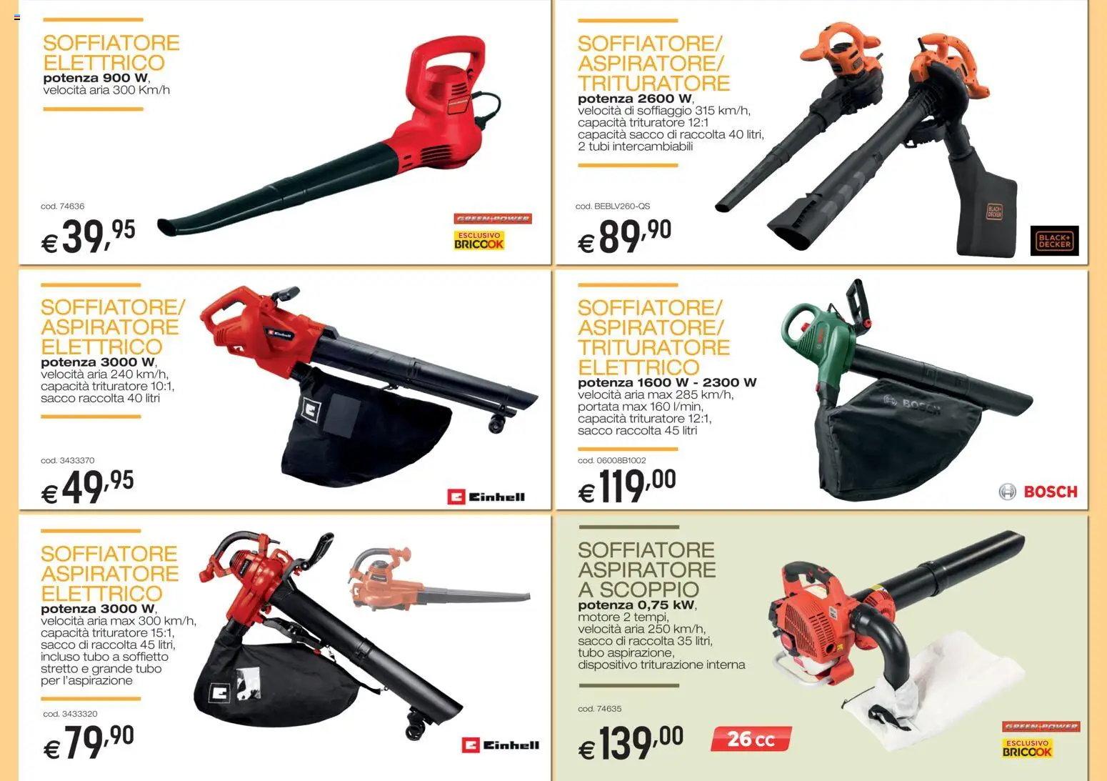 Volantino Brico OK del 05/03/2026 | Pagina: 14 | Prodotti: Tubo, Trituratore, Tubi